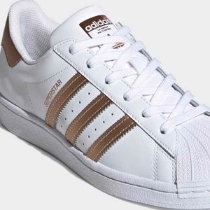 Women’s Original Adidas Superstar White Leather Sneakers Size 11.